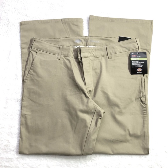 Dickies Slim Fit Boot Cut Twill Pants - Picture 3 of 10